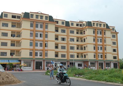 An apartment block for low income people in District 12, HCMC (Photo: SGGP)